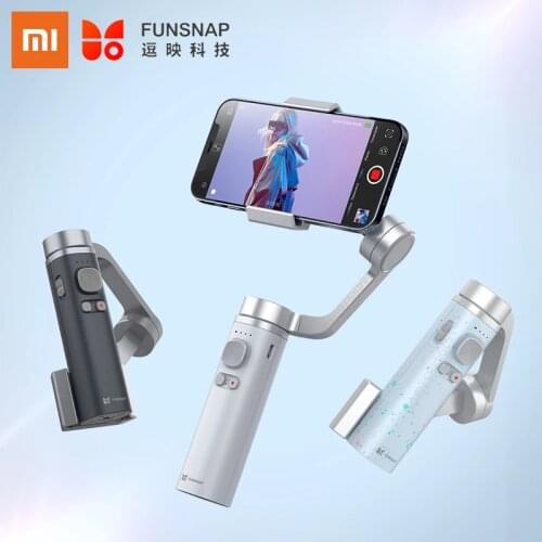 Xiaomi Capture Smartphone Gimbal 3-Axis Foldable Handheld Stabilizer For iPhone Metal Selfie Stick Zoom Focus Control Vlog Live