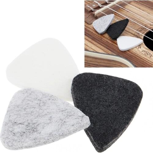 1 piece Soft Felt Ukulele Guitar Pick Plectrum for Concert Soprano Tenor Ukulele 21 23 26