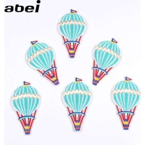 10pcs/lot Cartoon balloon Patches DIY Sewing Clothing Badge Iron On Sew On Stickers Garments Appliques Handmade Decoration