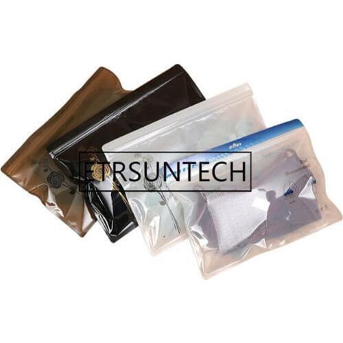 200pcs Large Plastic Packaging Bags Rose Pattern Plastic Zipper Bag Packing Storage Bags Bras