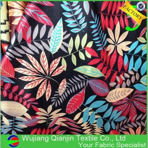 2018 Top Fashion High Quality Woven Printed Polyester Vintage Print Fabrics