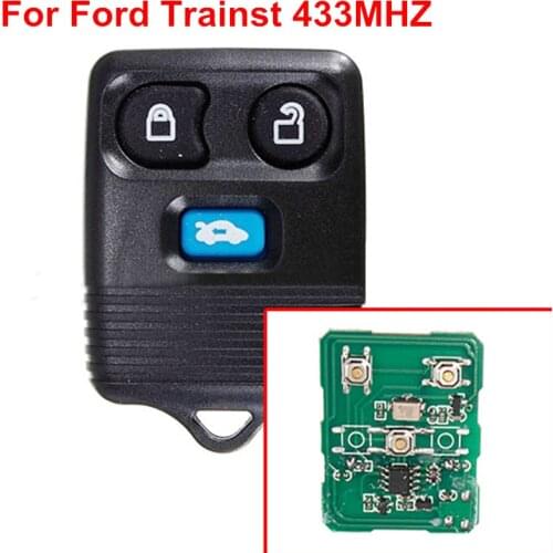 3 Buttons Transit Remote Control For Ford 433MHZ With Blue Buttons