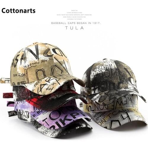 Outdoor Sport Baseball Caps Spring And Summer Fashion Letters Graffiti Sports Hat Adjustable Men Women Caps Street Hip Hop Hats
