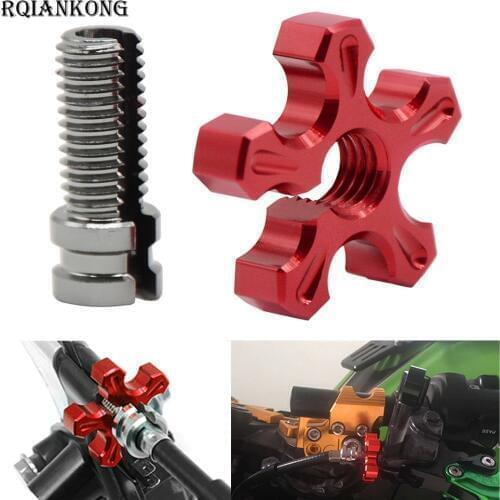 For SUZUKI DRZ 400 S/SM/E SFV650 Gladius SV650 GW250 GSX650F Motorcycle Universal 8&10MM CNC Aluminum Clutch Cable Wire adjuster