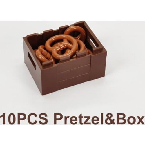 Pretzel&Container Box Building Blocks Compatible Major Brand Kids Assembled Toys 30150 Early Learning MOC Handmade Design