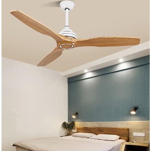 Creative home ceiling fan Decorative wood ceiling fan pendant fan 52 inch for living room bedroom 110V/220V
