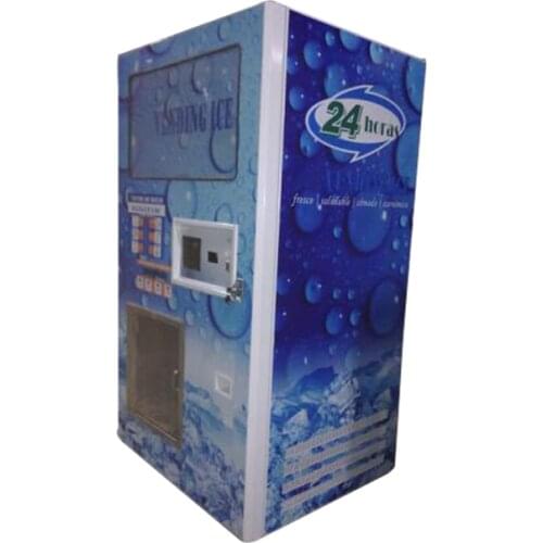 Supermarket street park ice vending machine for 24 hour service with CE approved