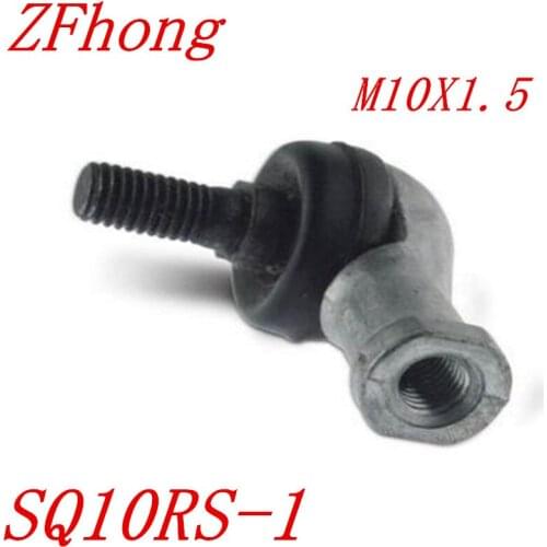 2PCS SQ10RS-1 SQ10 RS 10mm M10x1.5 thread Ball Joint Rod End Right Hand Tie Rod Ends Bearing SQ8RS