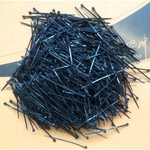 1000 Pcs/lot Whole Bag Package Nylon Zip Ties 3*80mm 8cm Plastic Cable Tie Self-locking Zip Cable Ties White Color Loop Ties