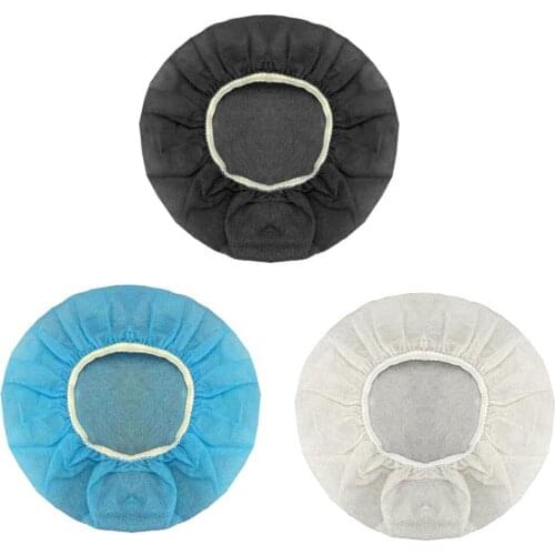 100 Pcs/set Disposable Headphone Cover Non Woven Hygienic Dustproof Sweatproof Ear mats Stretchable Ear Pads Headset Accessories
