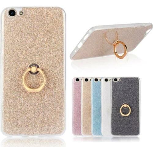 Ultra Thin Soft TPU Gel Original Kickstand Finger Ring Phone Cover for VIVO Y67 Y66 Y55 Y51 Y37 Y35 Y33 Y31 V1MAX V3 V3MAX serie