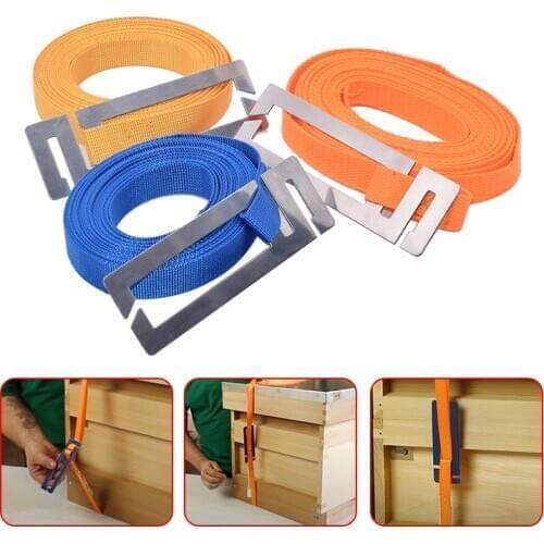 2PCS/Lot Beehive Poly Nylon Strap Standard 5M Webbing wIth Buckle to Strap a Beehive Moving