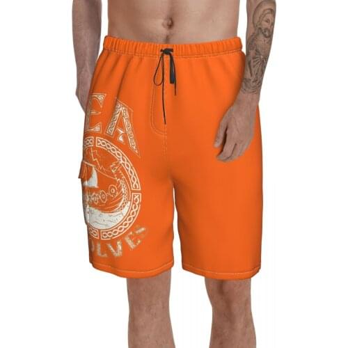 Causal Viking Sea Wolves Vikings Ragnar,Lagertha, Odin Breathable Quick Dry Nerd Male Shorts