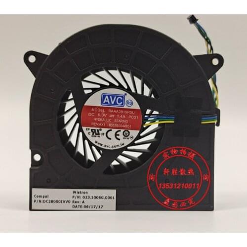 AVC SUNON BAAA0915R5U S5130 S4130 A3300 EF90150SX-C010-S9A DC 5V 1.4A Server Cooling Fan