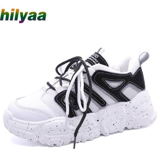 Spring New Fashion Sneakers For Women Air Mesh High Quality PU Female Chunky Shoes Girls Dad Shoes Trainers Woman Sneakers