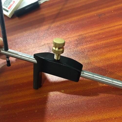 Slingshot line scribe, slingshot line drawer, woodworking curve line drawer, work scribing tool