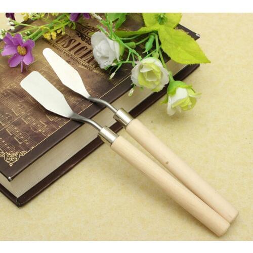 1pc Stainless Steel Oil Painting Paint Art Craft Metal Spatula Set Perfect Artist Painting Calligraphy Palette Knife Spatula