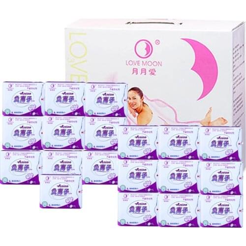 19Pack Hygienic Pad Feminine Hygienic Pad For Monthly Negative Ion Sanitary Napkin Pad Sanitary Towel Anion Sanitary Pad