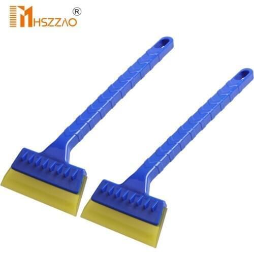 2 Pcs Auto Car Magic Snow Remover Ice Scraper Window Windshield Oil Funnel Shovel Window Scrapers Cone Deicing cone ice scraper