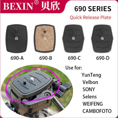 Camera Quick Release Plate Dslr Camera Adapter Mounting Support Plate Bracket Base Plate For Yunteng 690 Tripod Head