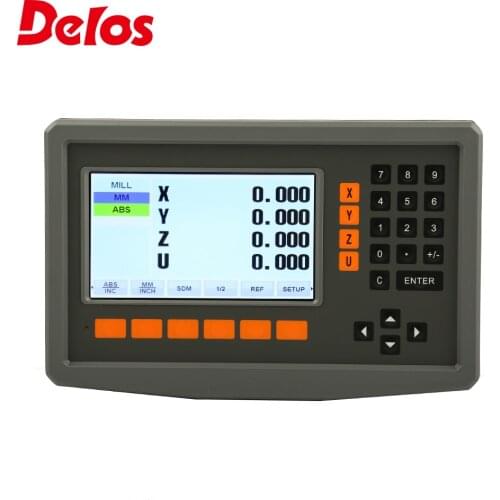 Delos LCD 4 Axis Metal Case Digital Readout DRO for Lathe and Machine Cable Tv Digital Encoder Iptv Encoder