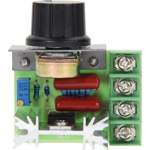 2000W SCR Electronic Voltage Regulator Speed Controller Dimmer Thermostat