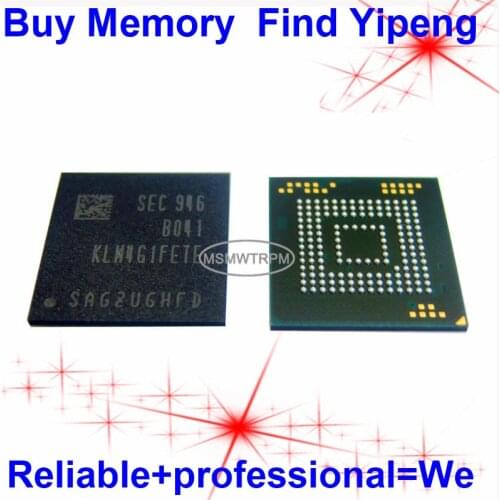 KLM4G1FETE-B041 BGA153Ball EMMC5.1 5.1 4GB Mobilephone Memory New original and Second-hand Soldered Balls Tested OK