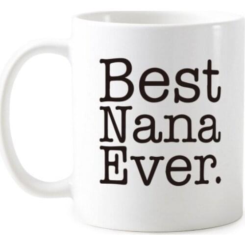 Best Ever English Letters Present Pattern Classic Mug With Handles 350 ml