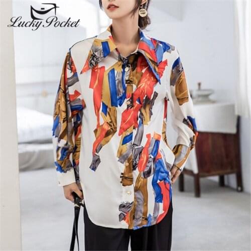 Женские белые рубашки Lucky Pocket China At AliExpress