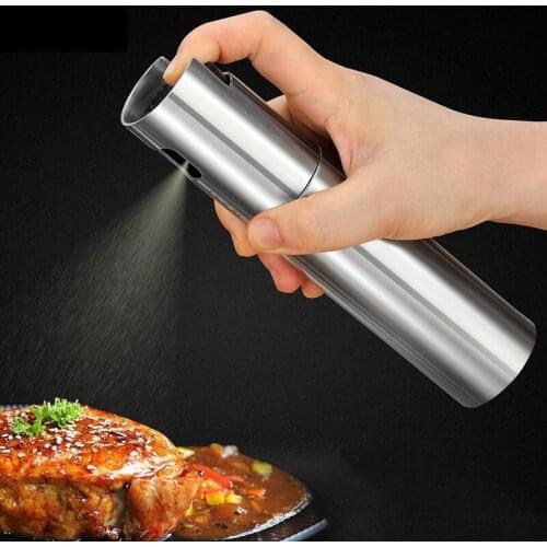 Kitchen Equipment Set Stainless Steel Spray Bottle Kitchen Barbecue Spray Air Pressure Oiler Pepper Spray Gadget Oil Bottle