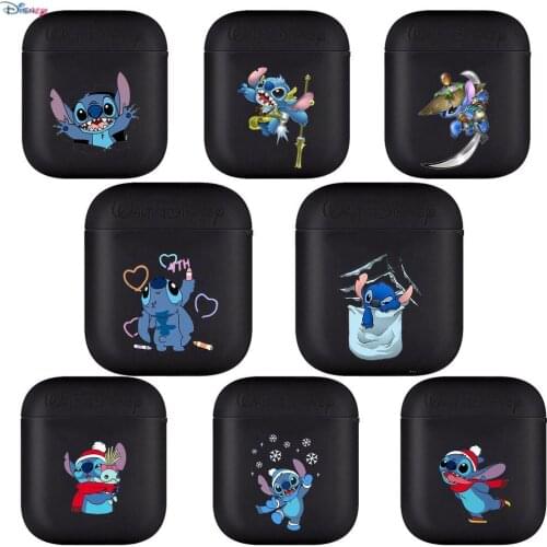 2021 Disney new Stitch authentic Soft Silicone Cases For Apple Airpods 1/2 Protective Bluetooth Wireless Earphone Cover For Appl