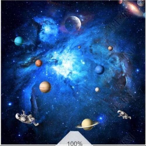 Custom wallpapers 3d ceiling wallpaper for walls 3 d HD beautiful universe space galaxy nebula starry sky ceiling zenith mural
