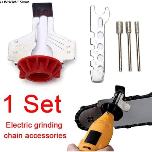 Sharpening Attachment Chain Saw Tooth Grinding Tools Used With Electric Grinder Accessories For Sharpening Outdoor Garden Tool