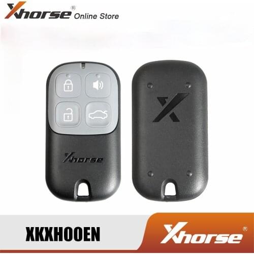 10 PCS XHORSE XKXH00EN Wired Universal Remote Key Shell 4 Buttons English Version