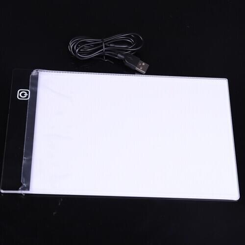 A4/A5 Size Three Level Dimmable Led Light Pad,Tablet Eye Protection Easier for Diamond Painting Embroidery Tools Accessories