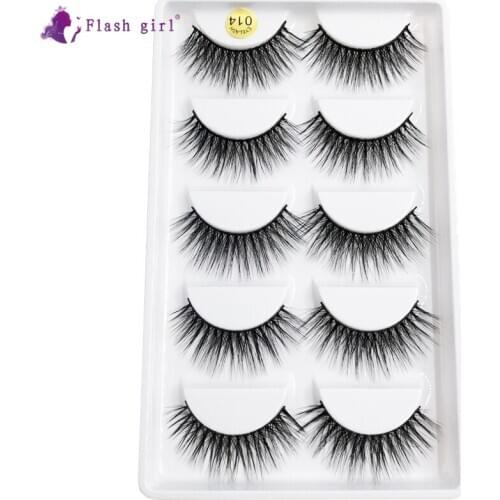 Eyelashes 100% Cruelty Handmade 3D Mink Lash Full Strip Lashes Soft False Eyelashes Makeup Lash with Packaging 014