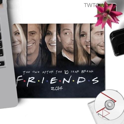 Friends TV Shows Rubber MousePad Game DIY Design Gaming Mouse Pad Rug For PC Laptop Notebook Free Shipping Durable