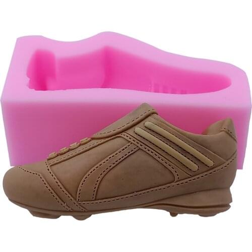 Monqui Soccer Shoes Silicone Soap Molds Candle Molds Art Craft Molds Resin Molds