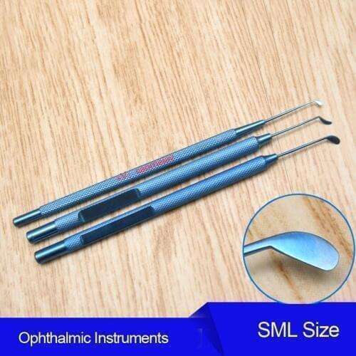 SML Size Titanium alloy Microscopic Instruments Ophthalmic Instruments Tarsal Gland Cystsheaded spoon curette