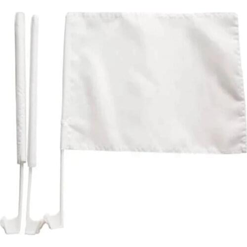 Sublimation Blank Car Flag Polyester All Size For Windows Banners With Plastic Pole Festival Sport Promotion Hot Selling