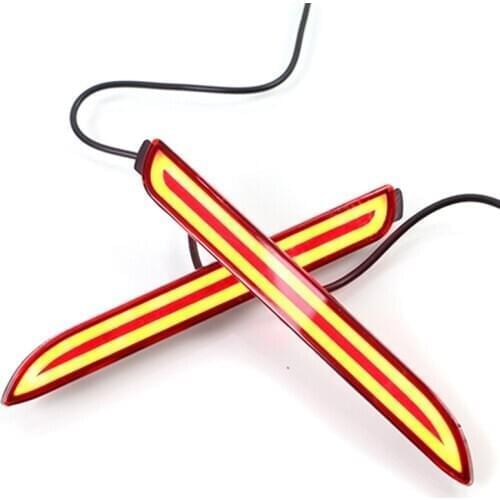 Led Car Rear Bumper Reflector Tail Brake Light Bar For Toyota Camry Reiz Wish Sienna Innova Lexus Isf Gx470 Rx300