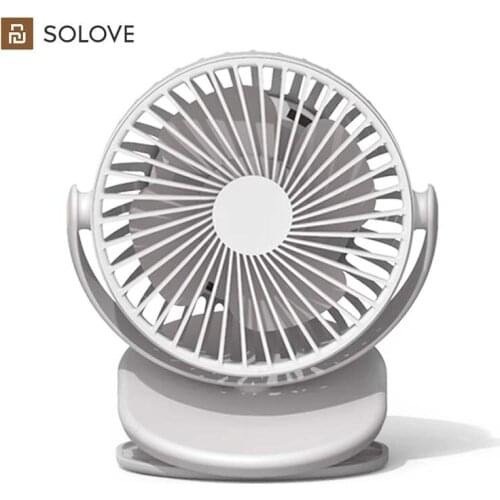 Youpin Solove Clip Fan 3 Windshield 360 Degree Front Mesh Removable Portable Handheld Rechargeable Mini Fan For Home Office