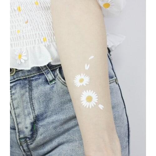 Waterproof Temporary Tattoo Sticker Flowers Flash Tattoos Body Art Arm Water Transfer Fake Tattoo Sticker Women