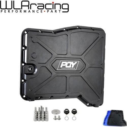 WLR - CNC Aluminum Engine Oil Pan Billet Finned Transmission Oil Sump Pan Black Blue For 09~18 GTR R35 VR38DETT VR38 WLR-OP48