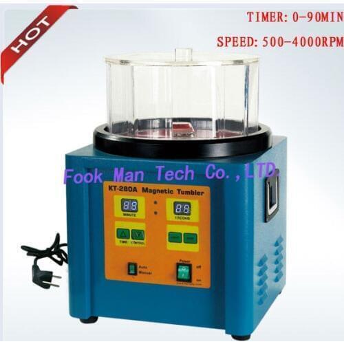 1100g Capacity Jewelry Machine Goldsmith Tools Magnetic Polisher Ring Polishing Machine