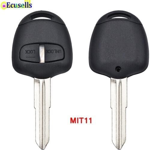 Replacement Housing Shell Remote Blank Key Case Fob 2 Button For MITSUBISHI Pajero Triton Galant Lancer Evo MIT11 Right blad
