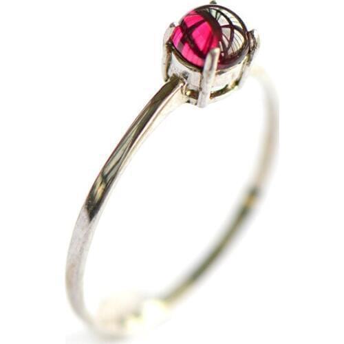 2018 Sale Anel Feminino L&p Fashion Trendy Natural Garnet Adjustable Rings For Women,925 Sterling Ring New Vintage Fine Jewelry