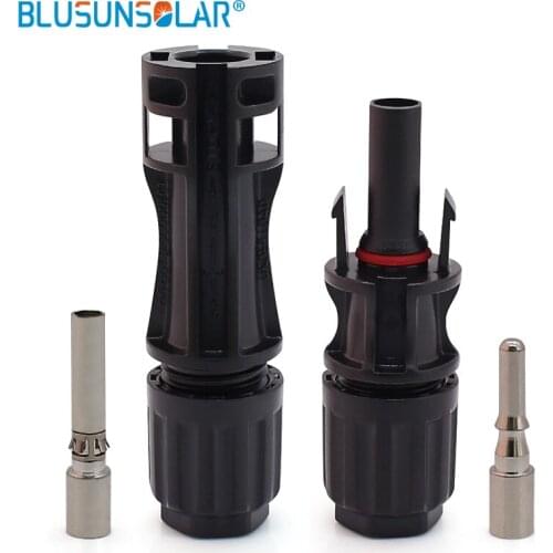 100 Pairs lot high quality TUV approved 1500V 30A Solar Connector for 10mm Solar cable UV Resistant