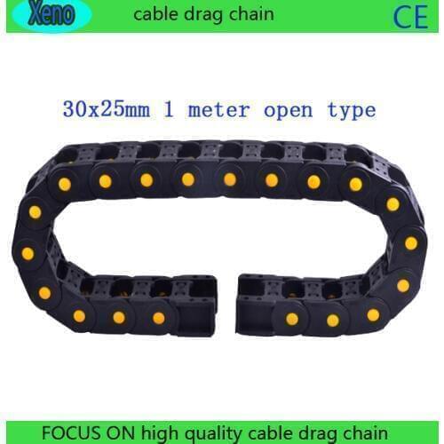 30x25mm Bridge Type Reinforced Nylon Engineering Towline For Engraving Machine