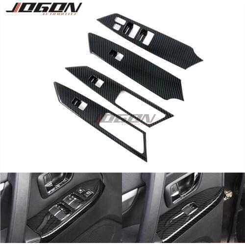 4pcs Car Interior Window Lift Switch Panel Trim For Mitsubishi Pajero Sport 2020 2021 Montero Sport